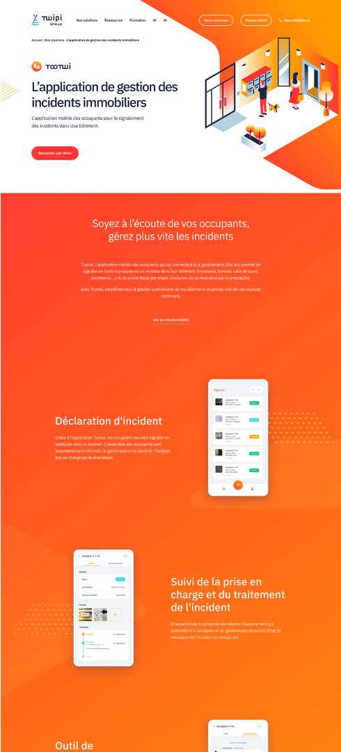 Page solution Tootwi